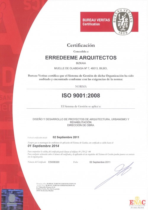 Certificado ISO